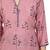 Women Straight Printed Muslin Kurta With Pant(Pink)
