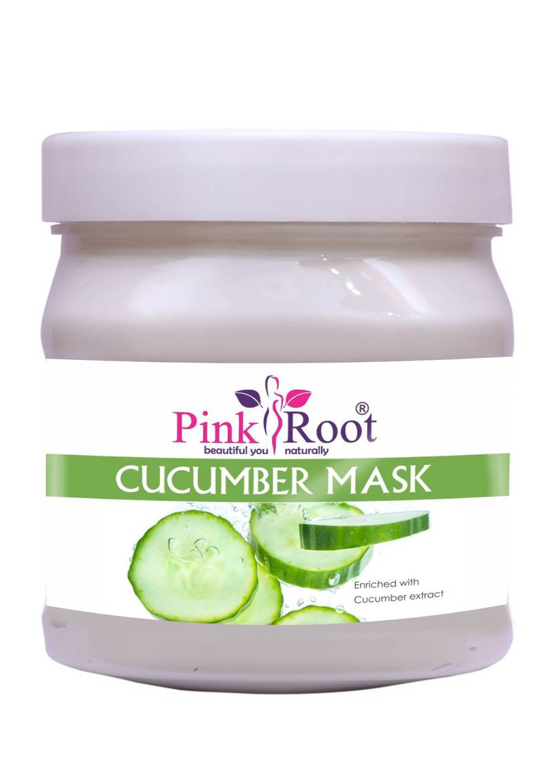 Cucumber Mask Enriched with Cucumber extract with Fem De-Tan Creme Bleach 50gm by Pink Root