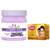 Lavender Scrub Face & Body Scrub 500gm with Fem Gold Creme Bleach 50gm by Pink Root