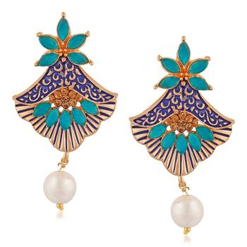 Multicolor crystal earrings 1