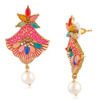 Multicolor crystal earrings 2