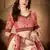 Beige embroidered organza Semi Stitched Lehenga Choli for Bridesmaid