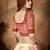 Beige embroidered organza Semi Stitched Lehenga Choli for Bridesmaid