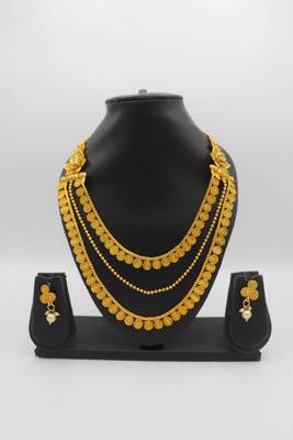 Gold Plated Alloy necklace sets 1