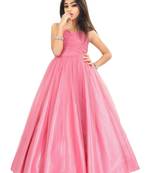 Girls Light Pink Gown For Kids 