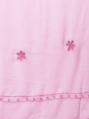 Pink embroidered georgette embroidered-kurtis 5