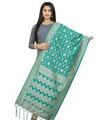 Rama Banarasi Silk Jacquard Woven Dupatta