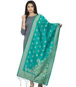 Rama Banarasi Silk Jacquard Woven Dupatta