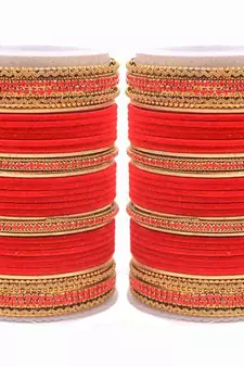 Orange bangles-and-bracelets