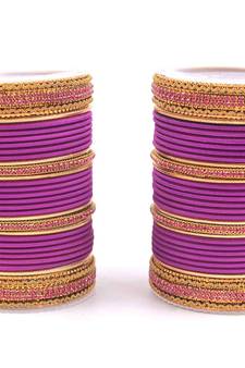Purple bangles-and-bracelets