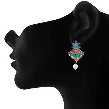 Multicolor crystal earrings 3