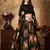 Bewitching Black Sequins, Resham, Zari And Dori embroidered organza fabric floral designer Lehenga choli