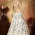 Off-White & Beige Dori, Zari, and Sequins embroidered & Floral Party wear Lehenga