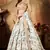 Off-White & Beige Dori, Zari, and Sequins embroidered & Floral Party wear Lehenga