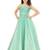 Kids Sky Blue Net With Satin Gown 