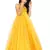 Kids Yellow Net With Satin Gown For Girls 