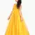 Kids Yellow Net With Satin Gown For Girls 