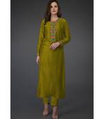 Mehandi Kashmir Bagh Inspired Kurta