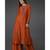 Burnt Orange Kashmir Bagh Papier Mache Embroidered Kurta