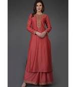 Living Coral Resham-Tilla Embroidered Kurta