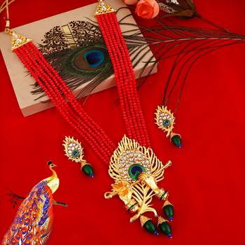 Multicolor mother of pearl designer-jewellery 1