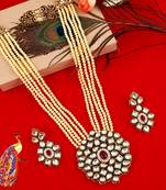 White mother of pearl designer-jewellery