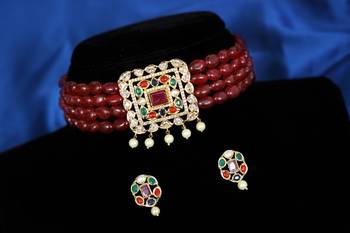 Multicolor cubic zirconia chokers 1