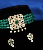 Multicolor cubic zirconia chokers