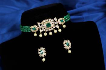 Multicolor cubic zirconia chokers 1
