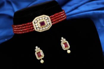 Multicolor cubic zirconia chokers 1
