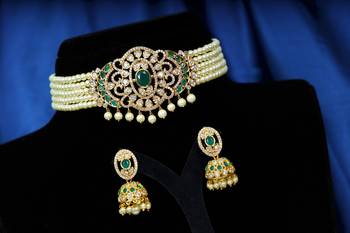 Multicolor cubic zirconia chokers 1
