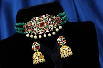 Multicolor cubic zirconia chokers 1