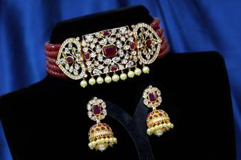 Multicolor cubic zirconia chokers 1