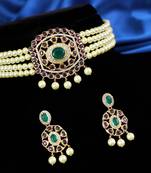 Multicolor cubic zirconia chokers