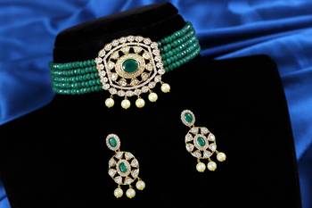 Multicolor cubic zirconia chokers 1