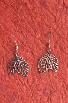 RozMili 92.5 Sterling silver  Fashion Hoop Earrings for women & Girls