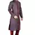 BLUE SELF DESIGN JACQUARD KURTA PAYJAMA
