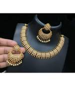 Yellow Gold Alloy necklace sets