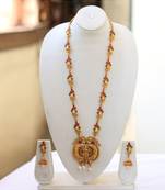 Yellow Gold Alloy necklace sets