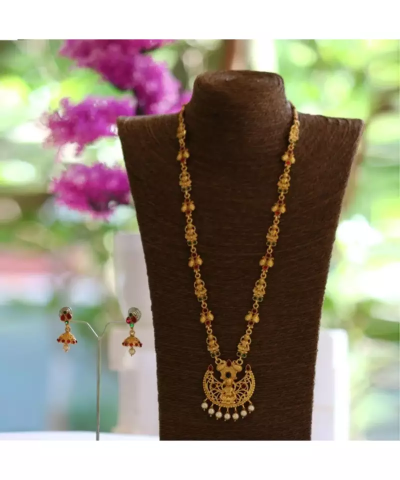 Yellow Gold Alloy necklace sets