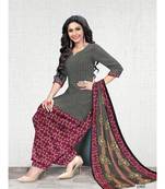 grey cotton dress-materials