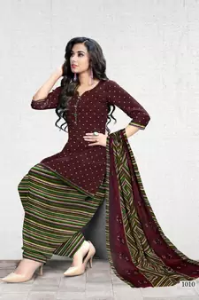 maroon cotton dress-materials
