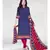blue cotton dress-materials