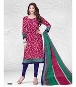 pink cotton dress-materials