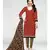 red cotton dress-materials