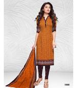 orange cotton dress-materials