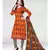 orange cotton dress-materials