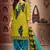 green cotton dress-materials