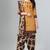 brown synthetic dress-materials