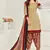 beige cotton dress-materials